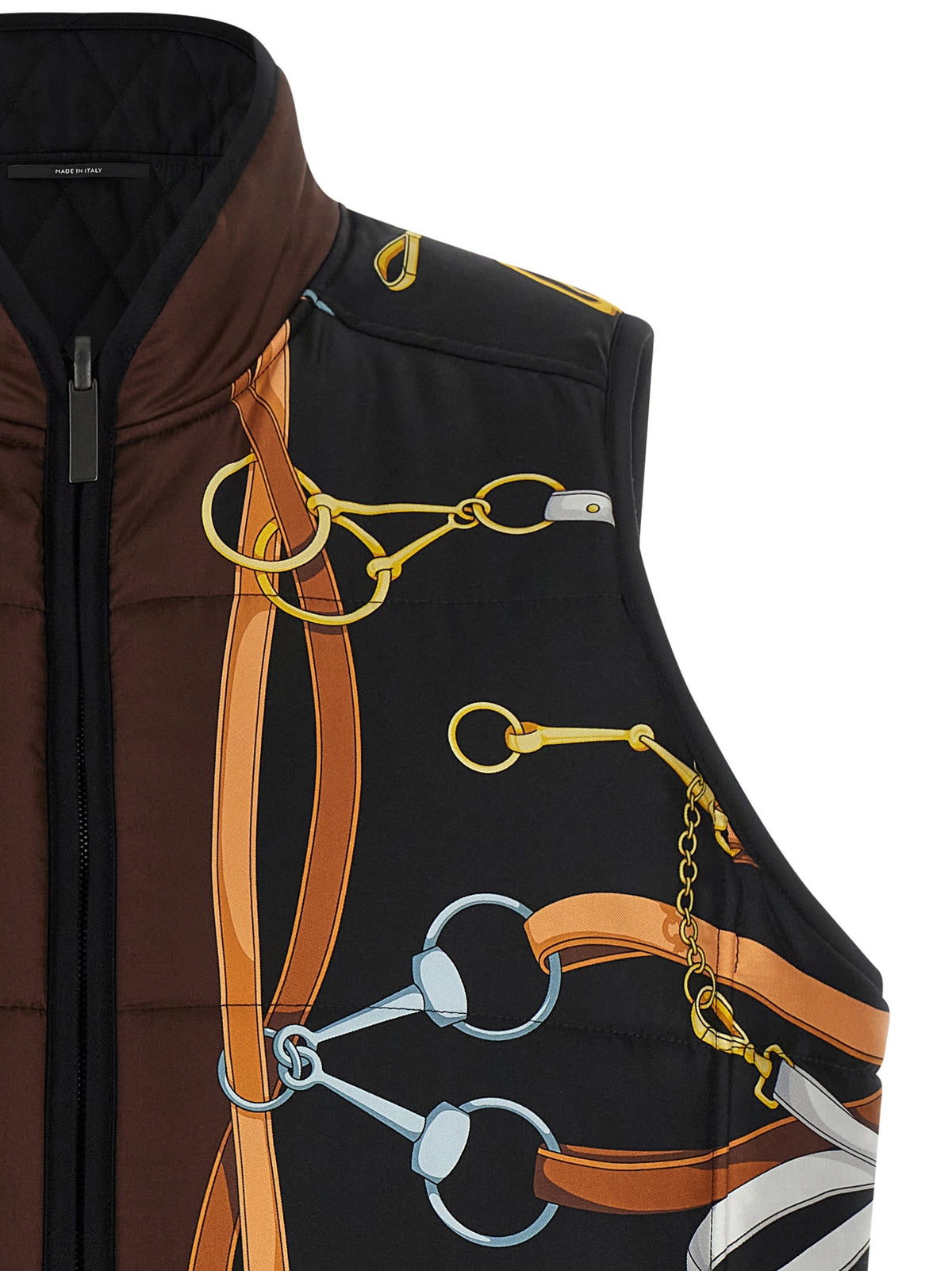 Reversible silk twill vest 4