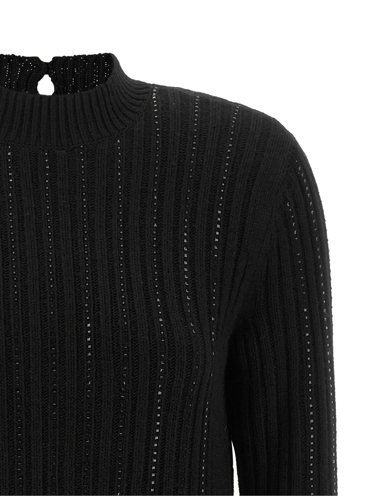 Ribbed dress with rhinestones 3