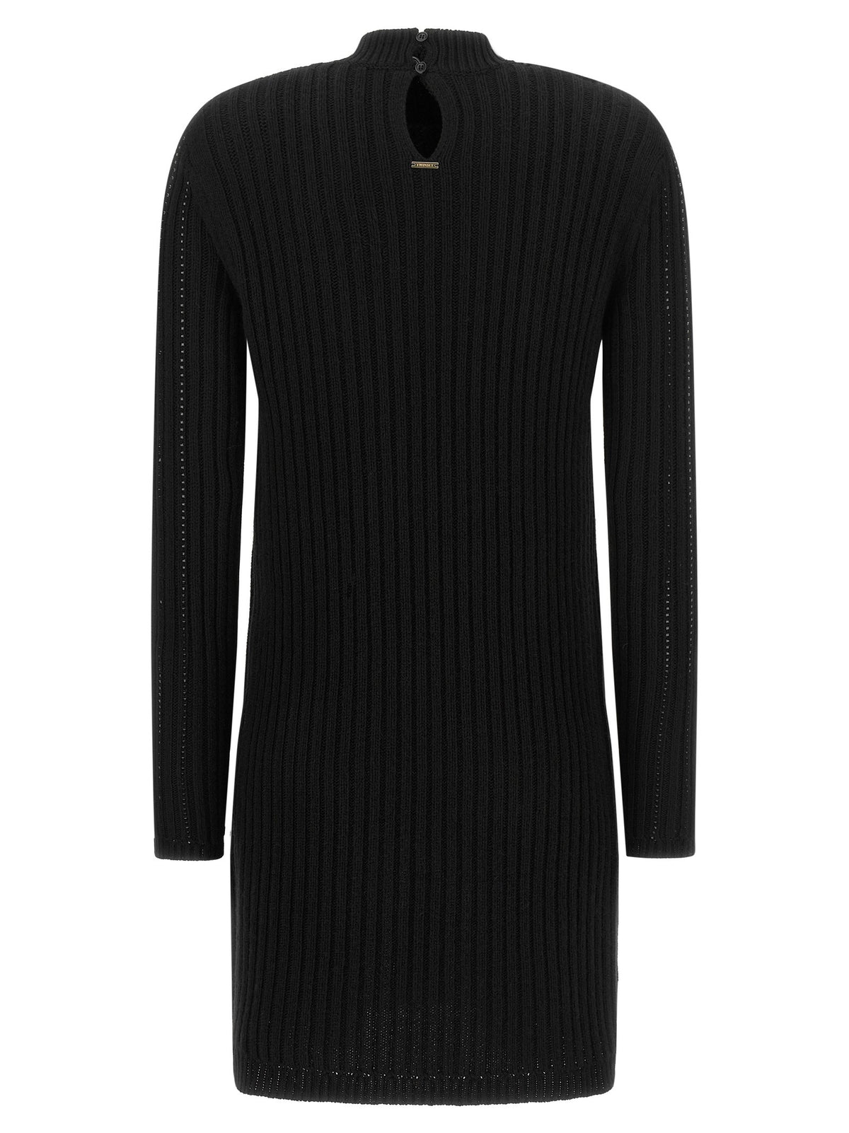 Ribbed dress with rhinestones 2