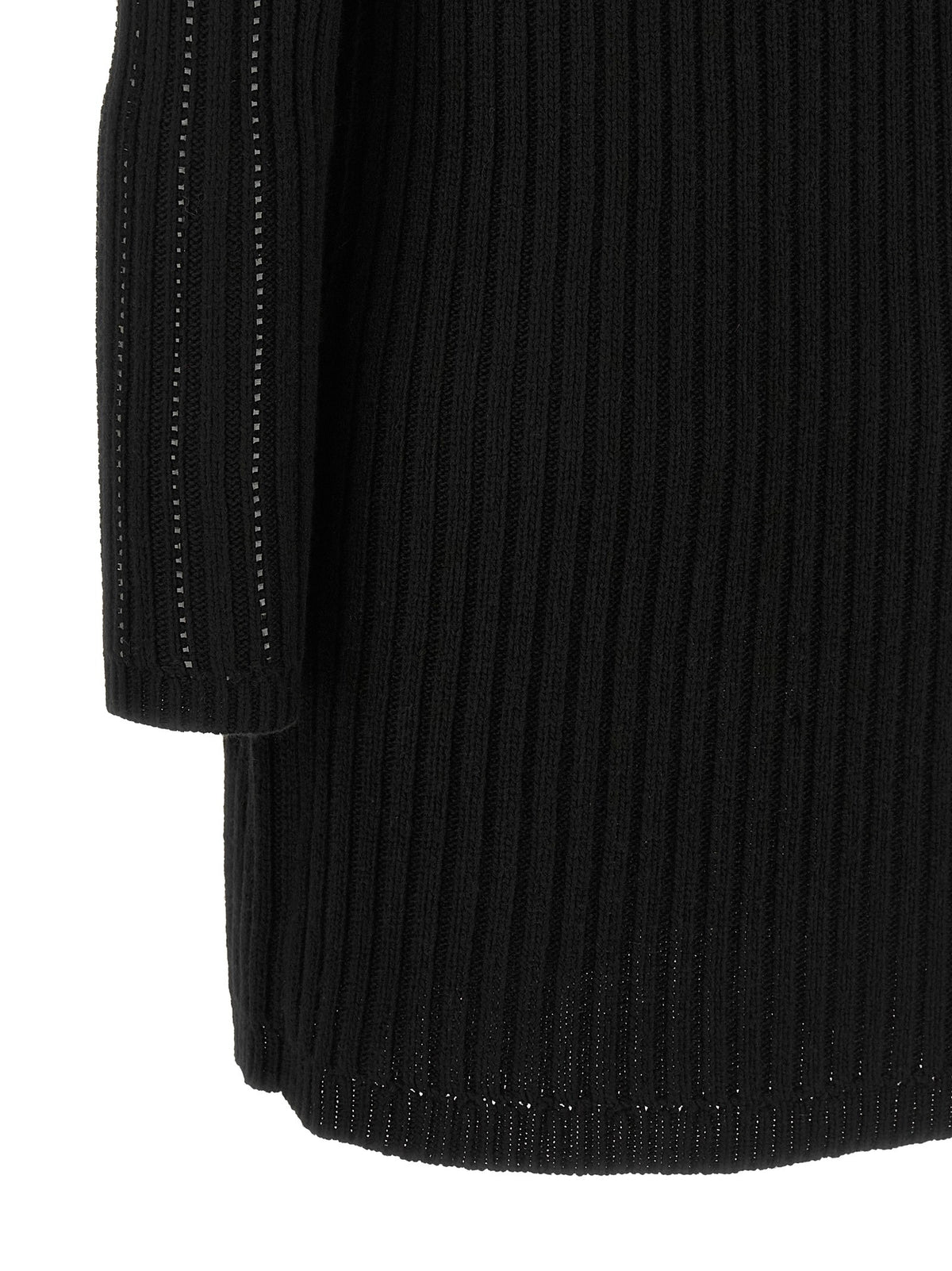 Ribbed dress with rhinestones 4
