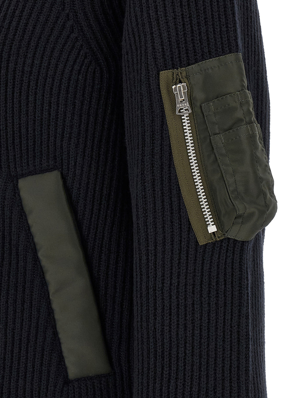 Ribbed knit blouson 5