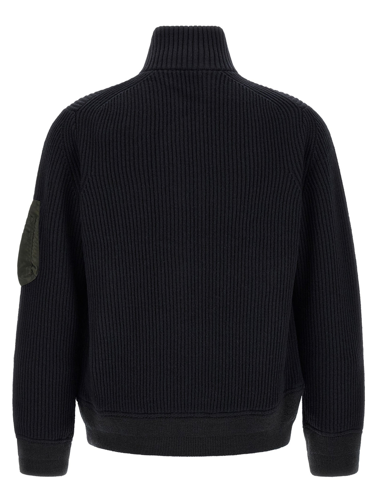 Ribbed knit blouson 2