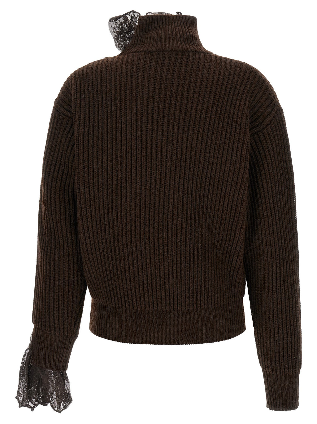 Ribbed Lace Sweater 2