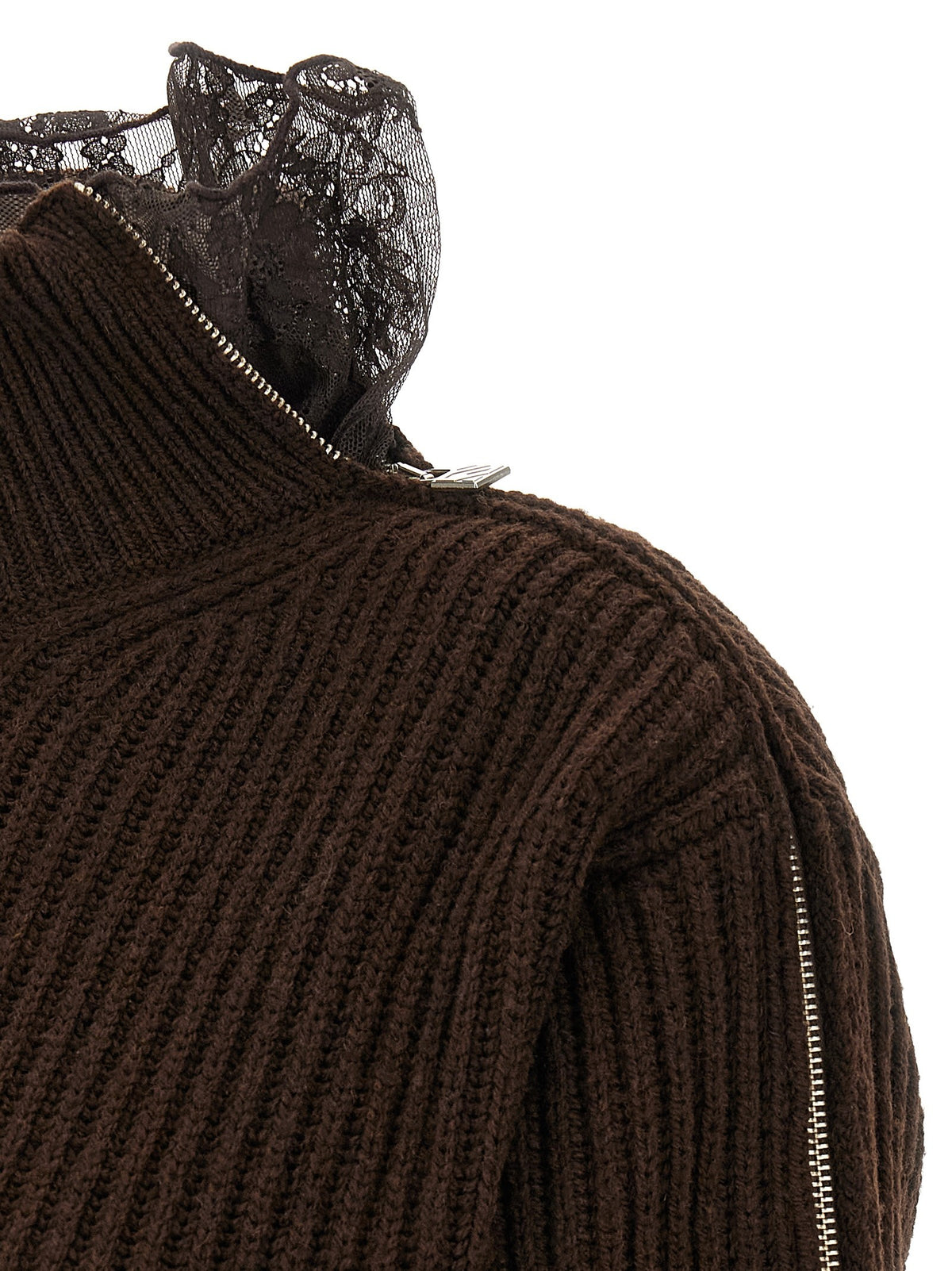 Ribbed Lace Sweater 5