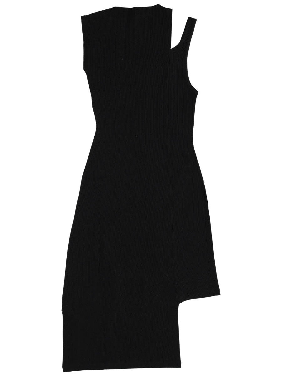 RIBBED "OBLIQUE" DRESS 5
