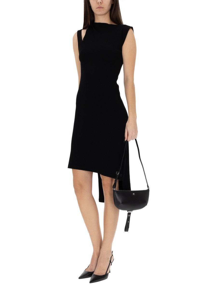 RIBBED "OBLIQUE" DRESS 2
