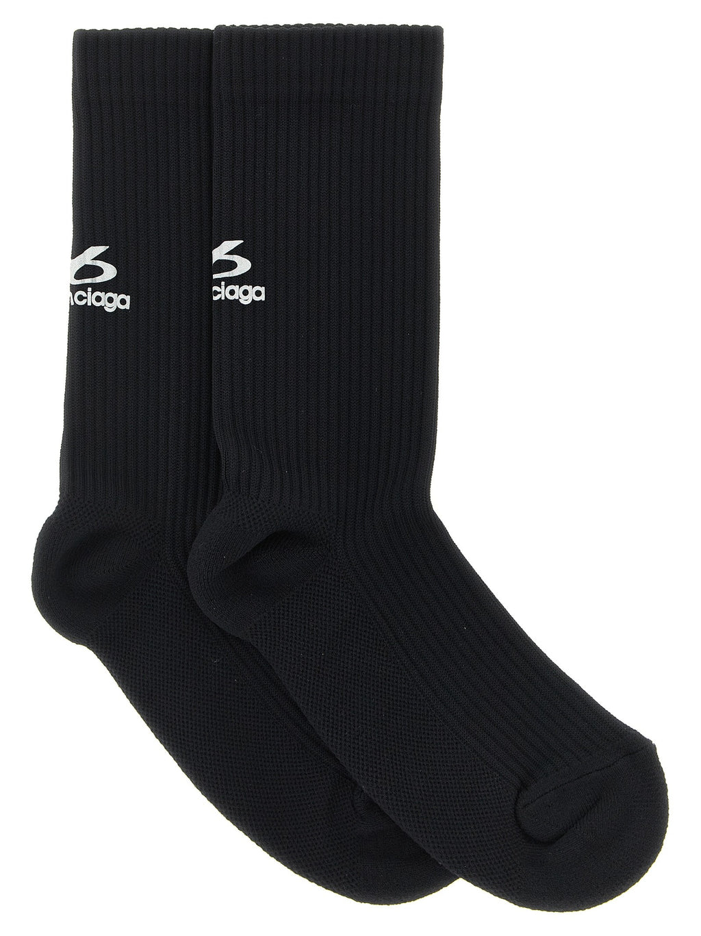 Ribbed socks with logo