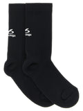 Ribbed socks with logo