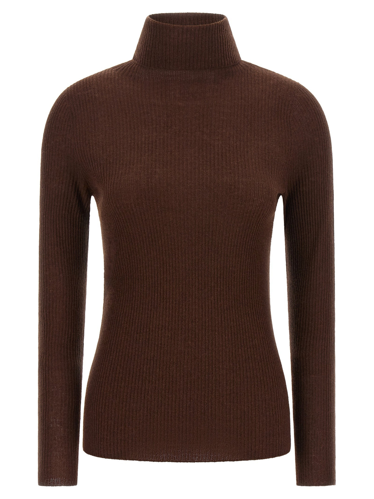 Ribbed turtleneck sweater