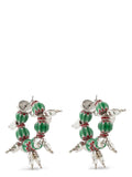 Rings earrings with beads