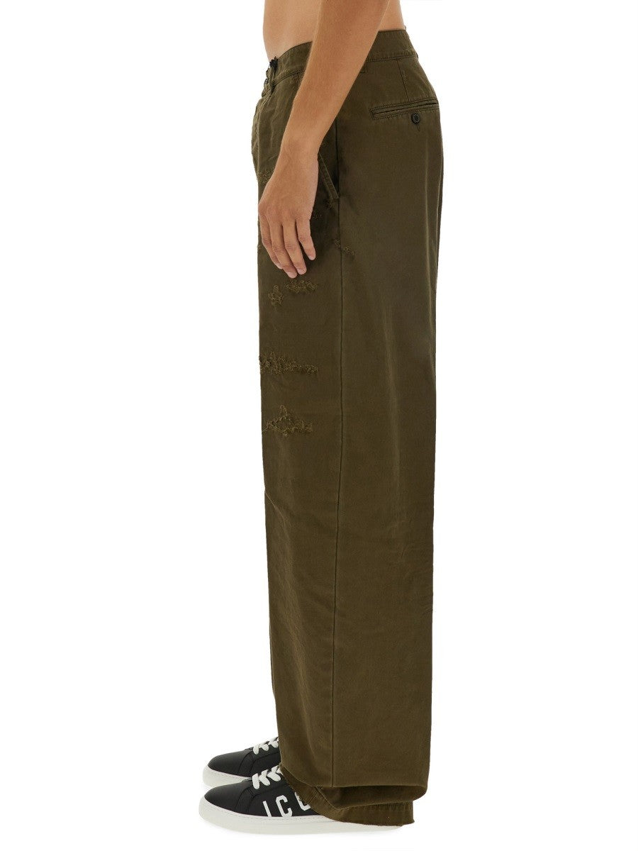 RIPPED BIG CHINO PANTS 3