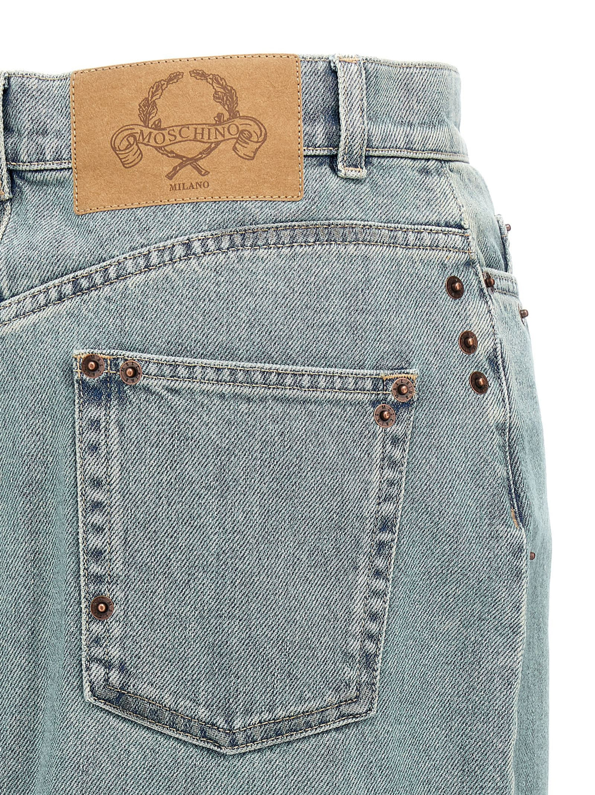 Rivets denim skirt 4