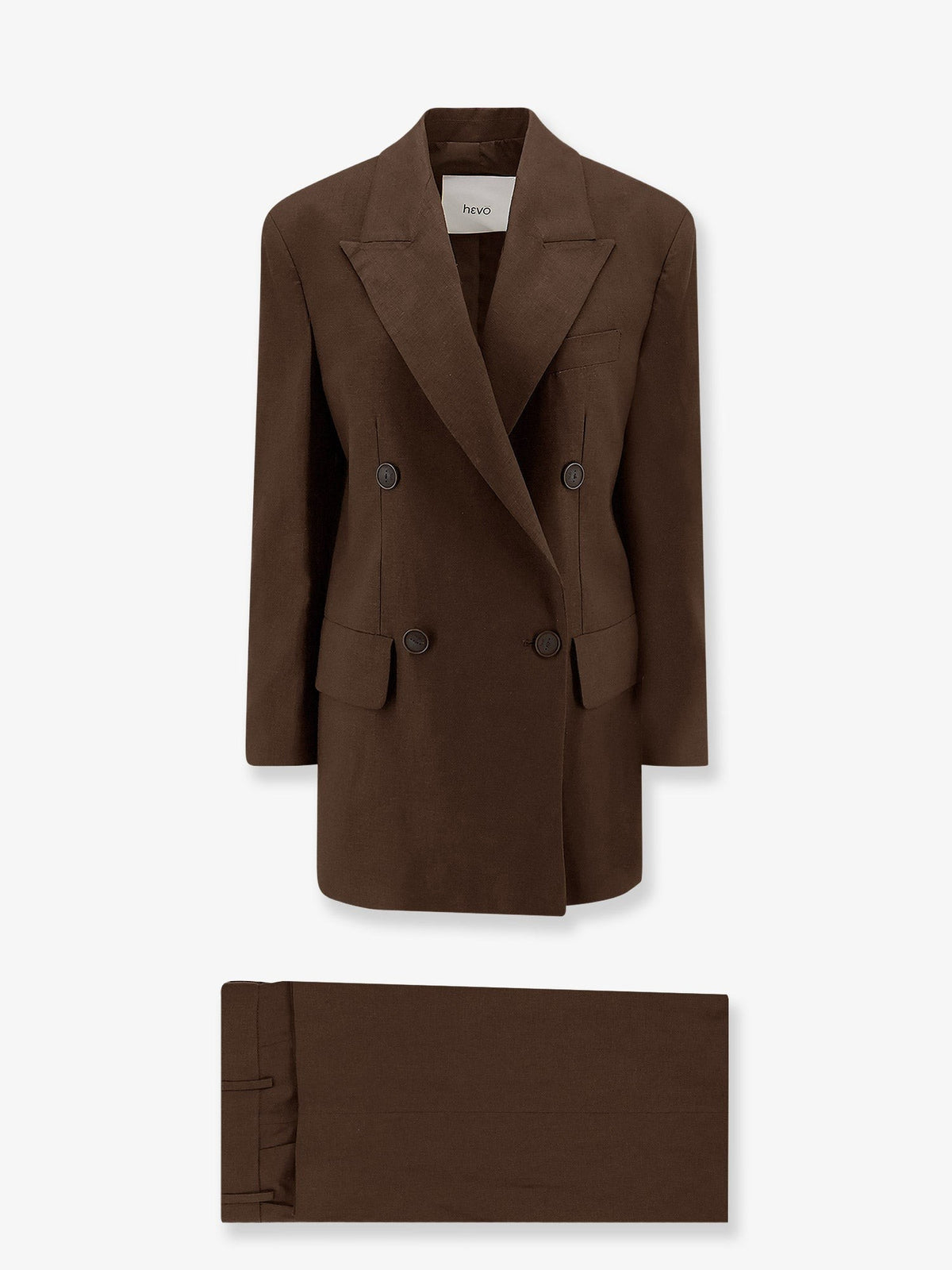 Rocchetta linen and viscose suit
