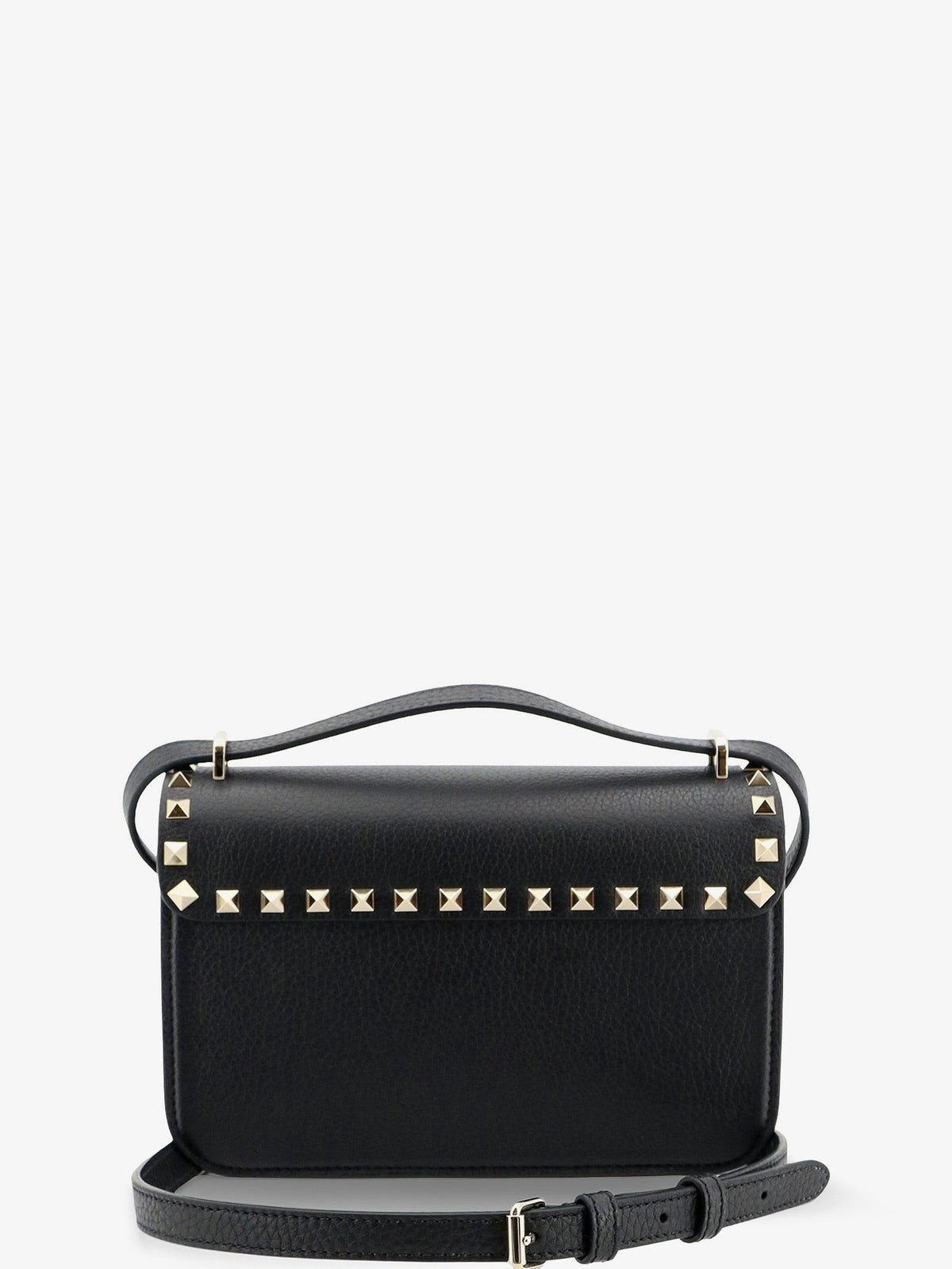 Rockstud leather crossbody bag with stud detail 2