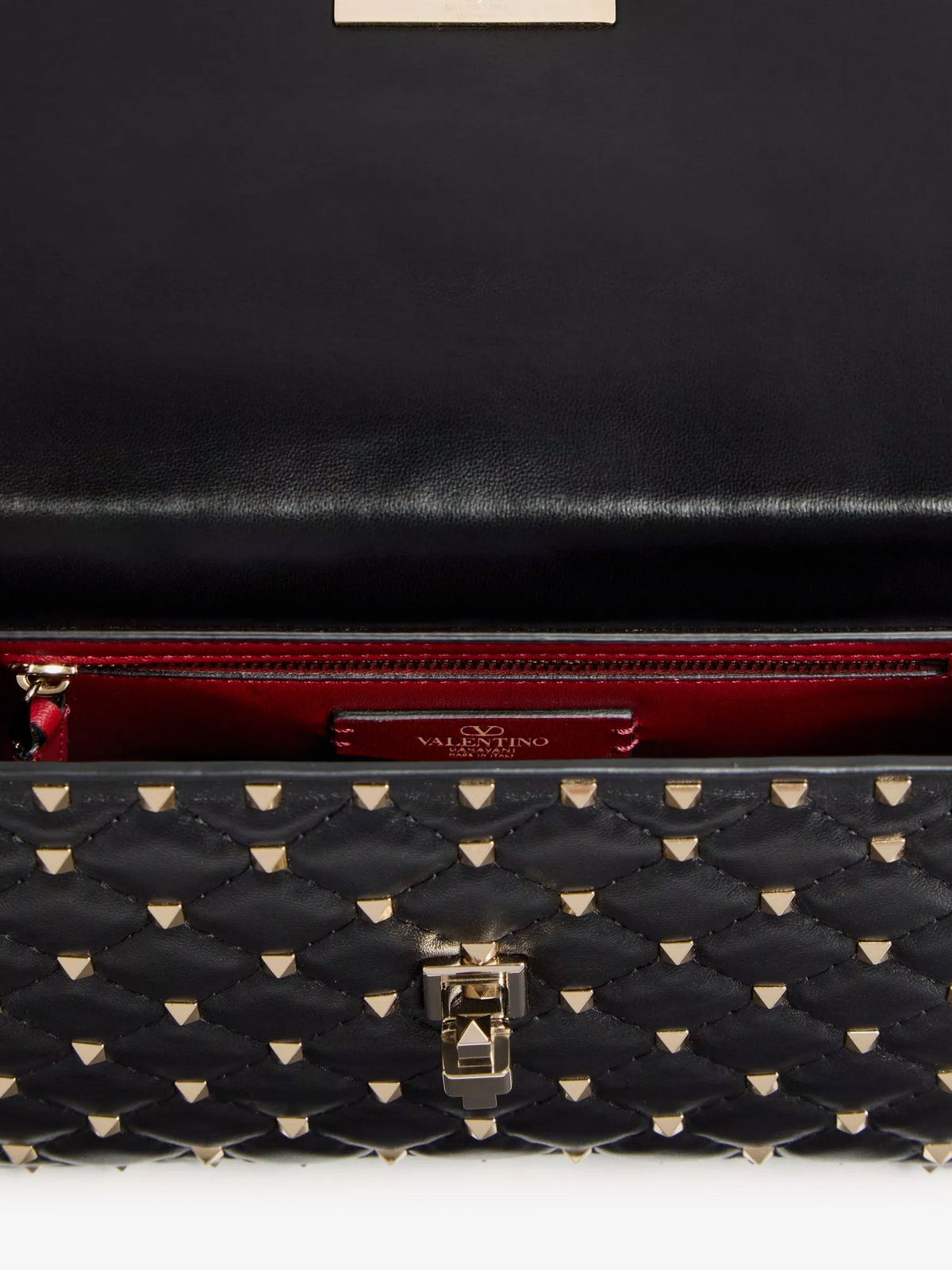 Rockstud Spike leather crossbody bag with iconic all-over studs 5