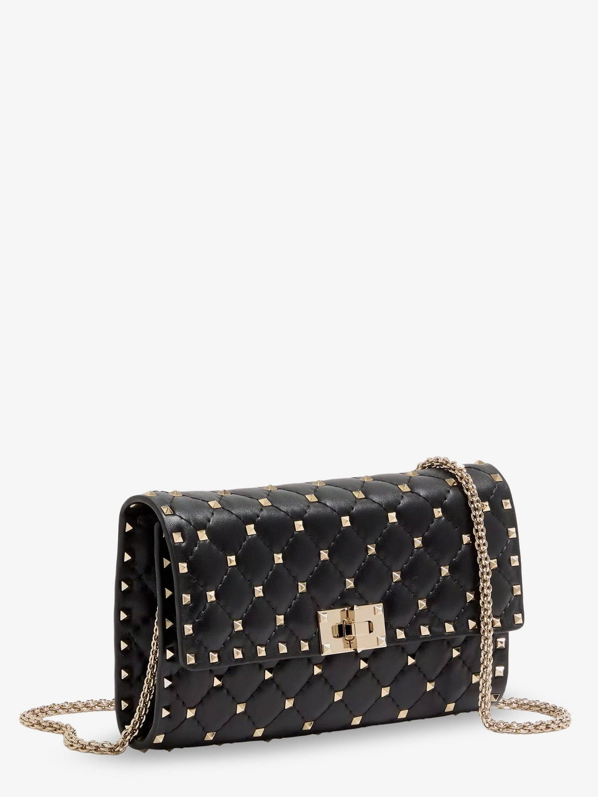 Rockstud Spike leather crossbody bag with iconic all-over studs 4