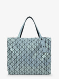 Row Metallic shoulder bag with triangular pattern