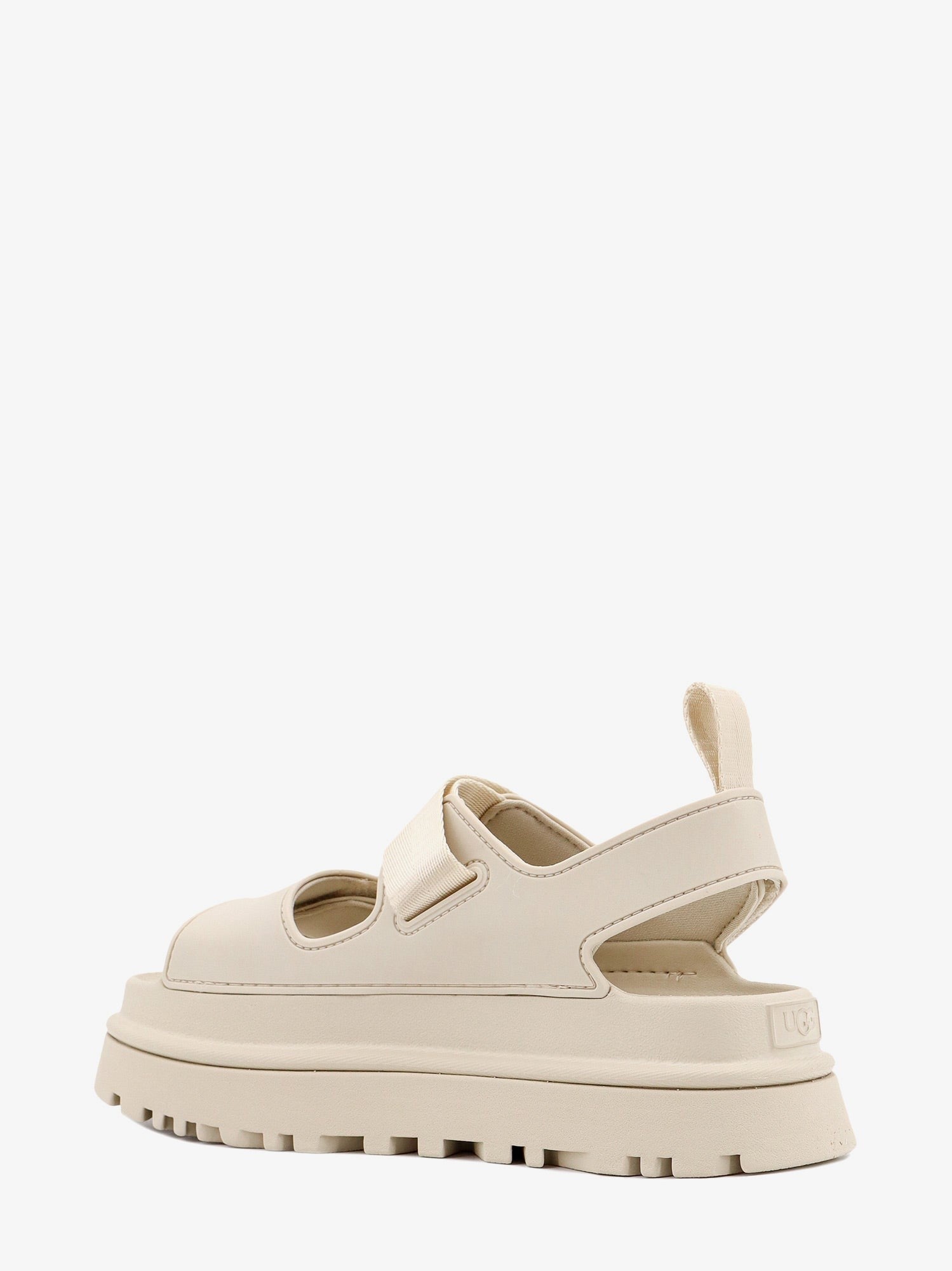 Rubber sandals with embossed logo 3