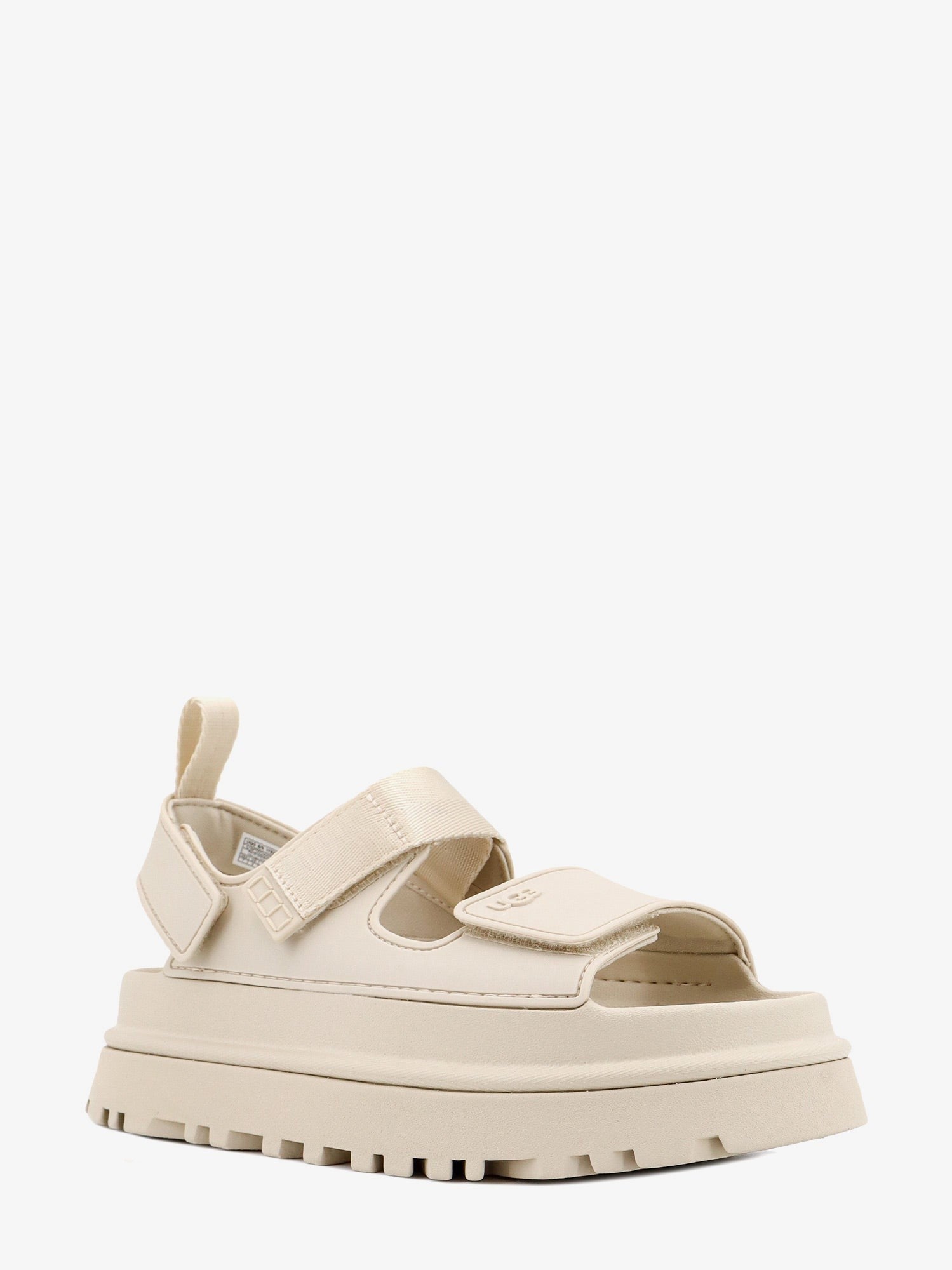 Rubber sandals with embossed logo 2
