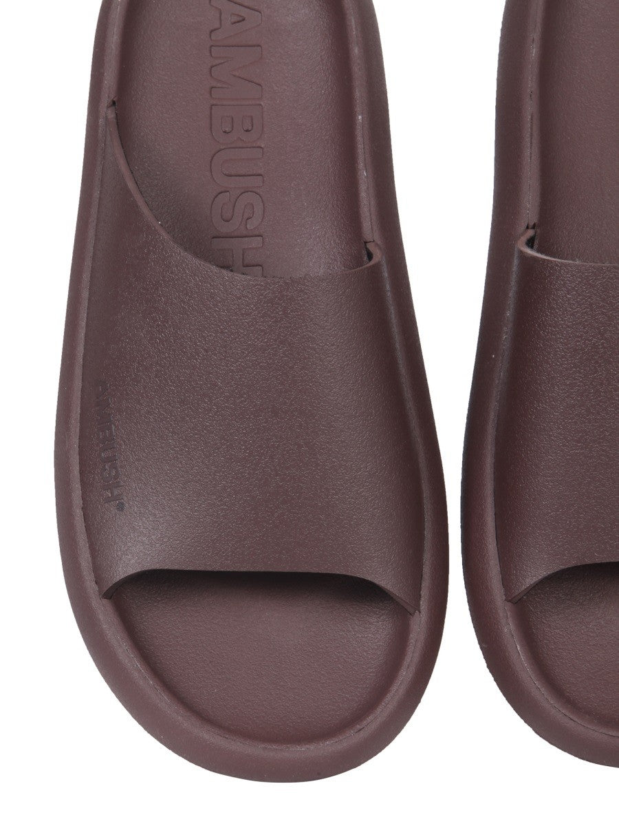 RUBBER SLIDE SANDALS 4