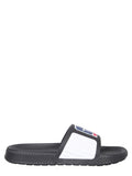 RUBBER SLIDE SANDALS