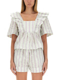 RUFFLE BLOUSE