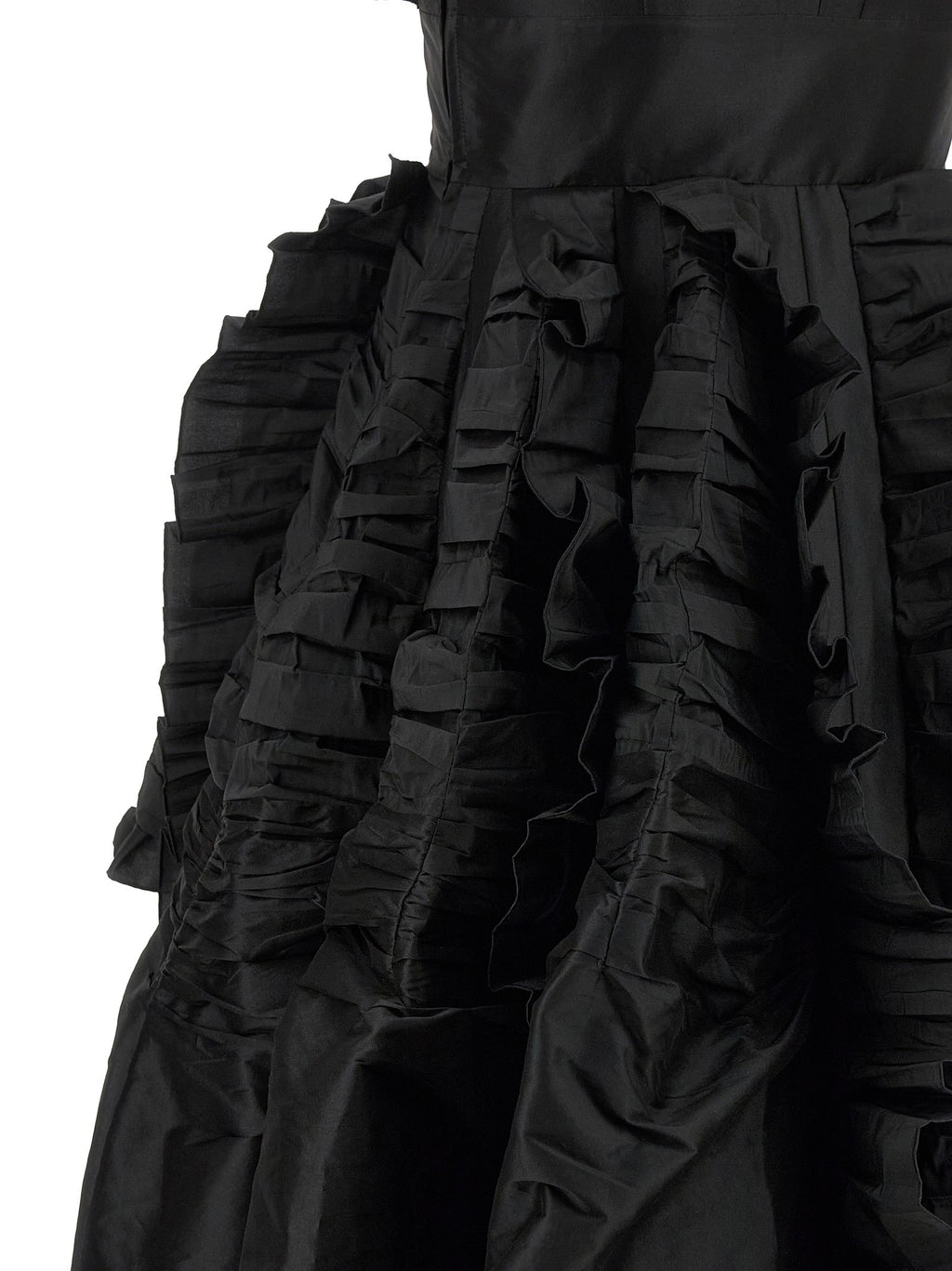 Ruffle train dress 4