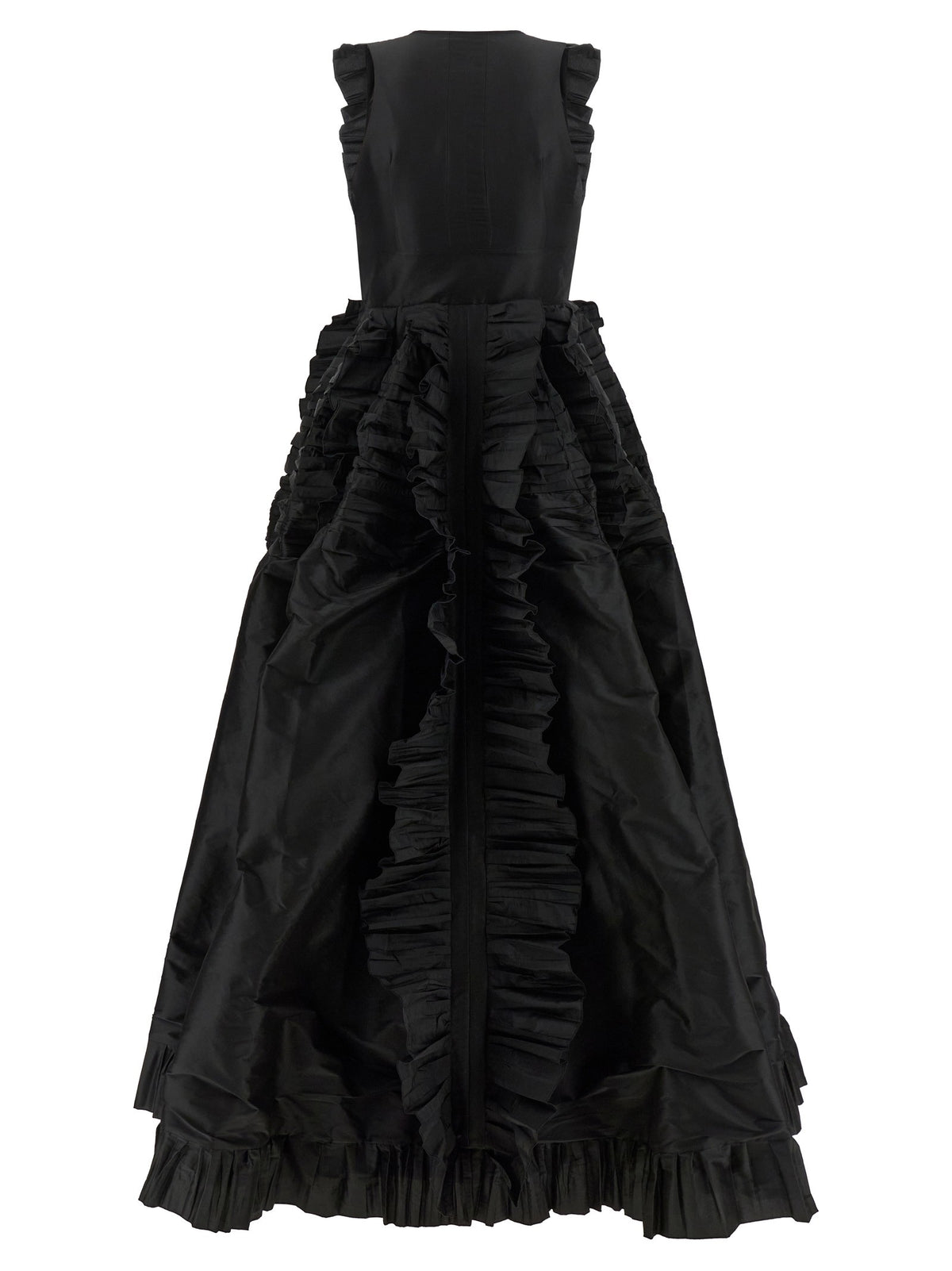 Ruffle train dress 2