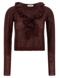 Ruffled sweater