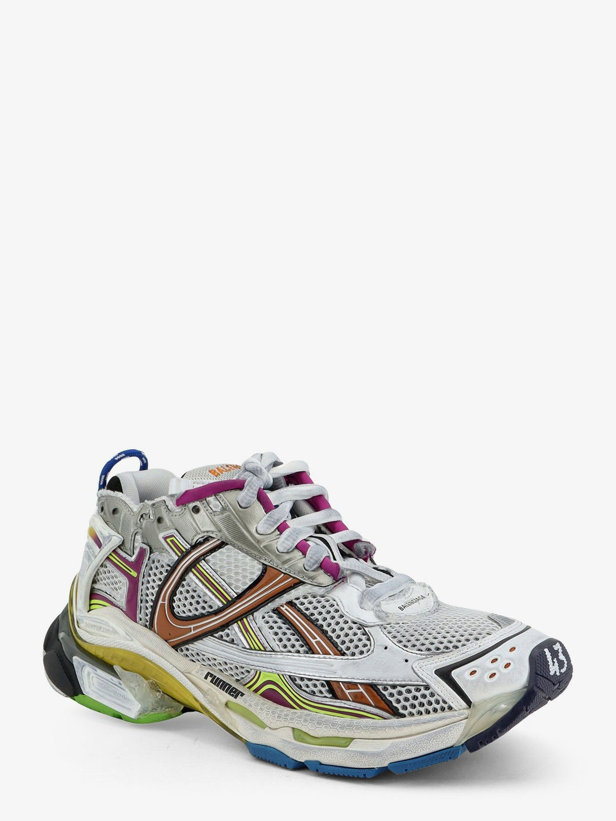 Runner sneakers in mesh and nylon 2