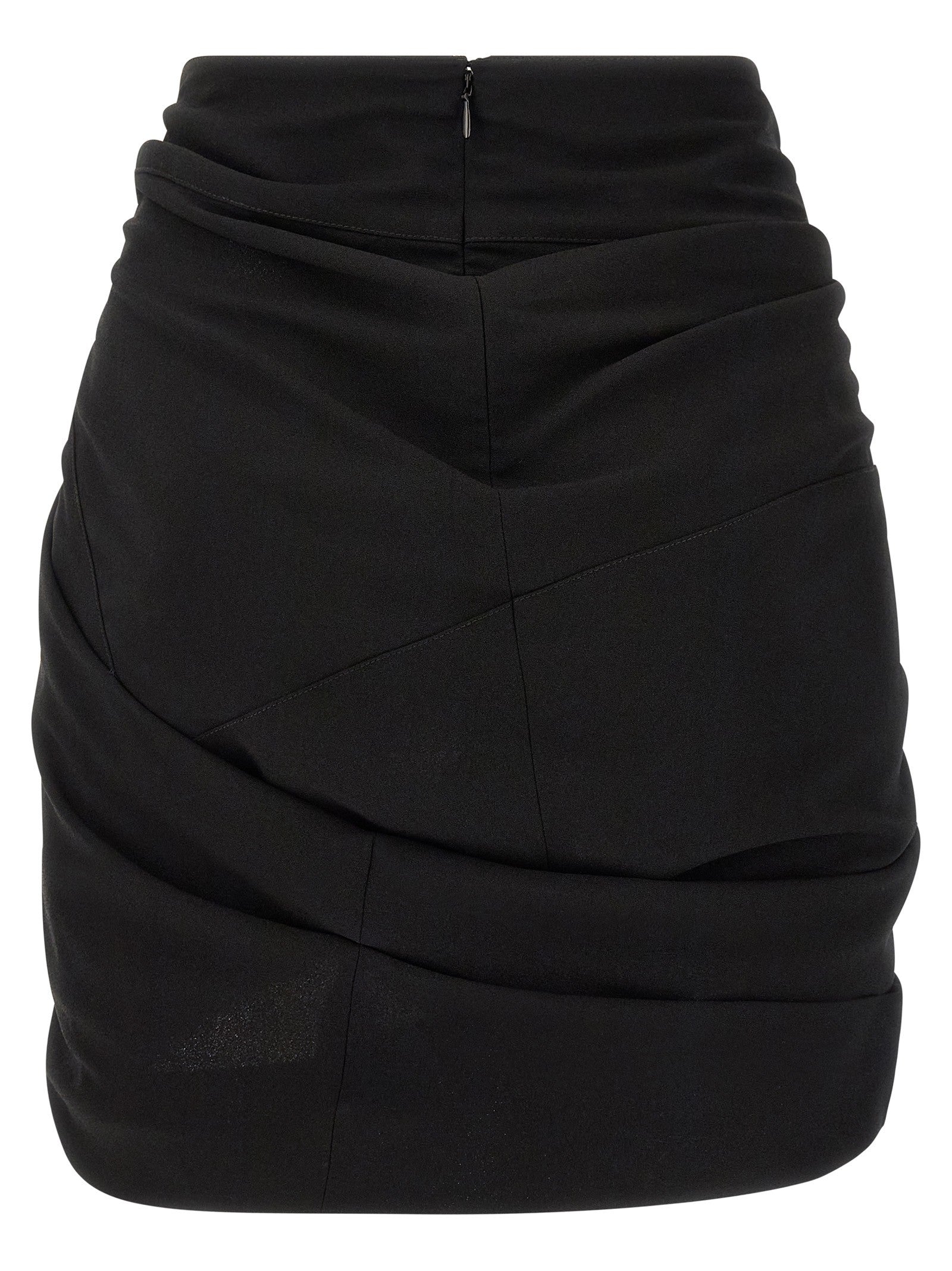 'Sabrina' skirt with asymmetrical draping 2