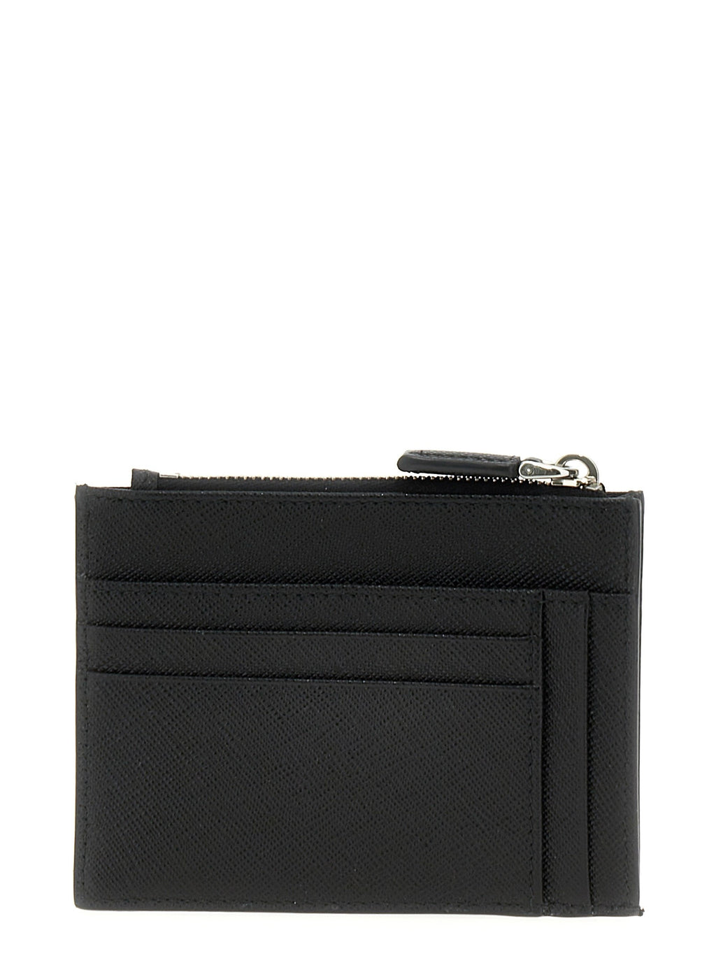 Saffiano logo card holder 2