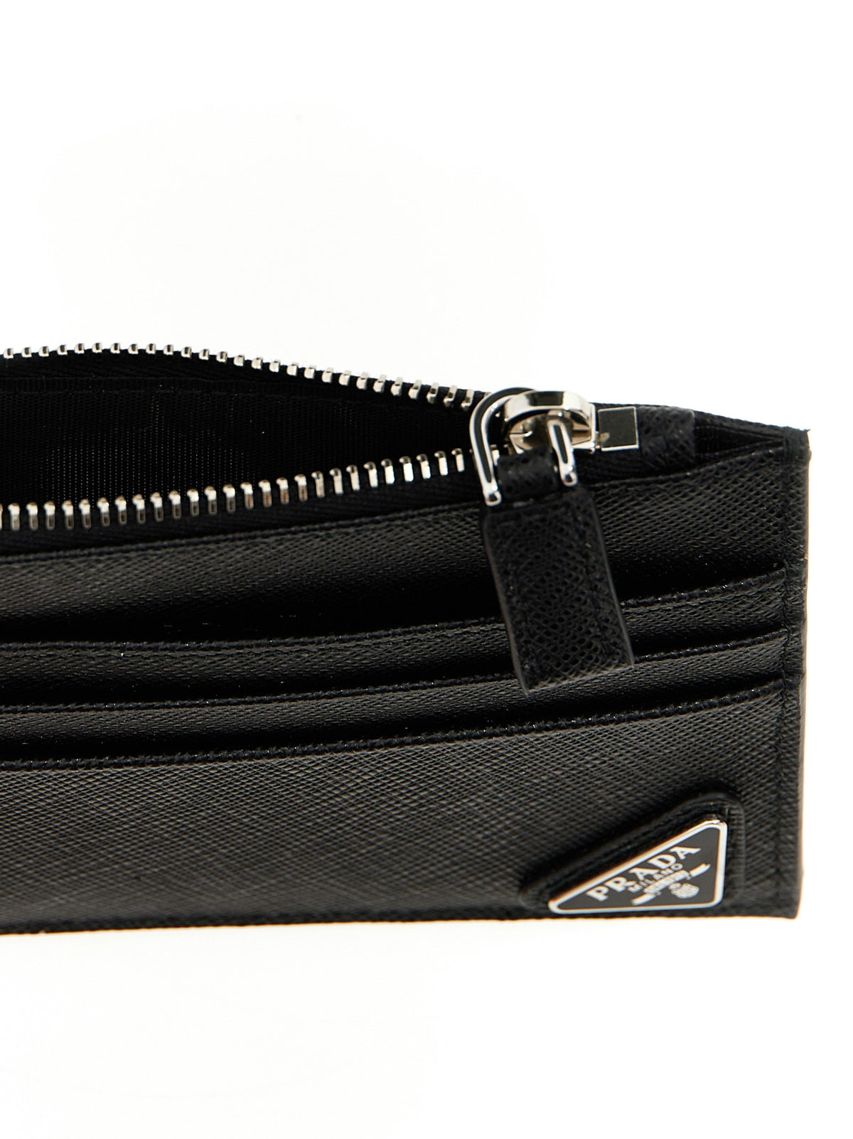 Saffiano logo card holder 3