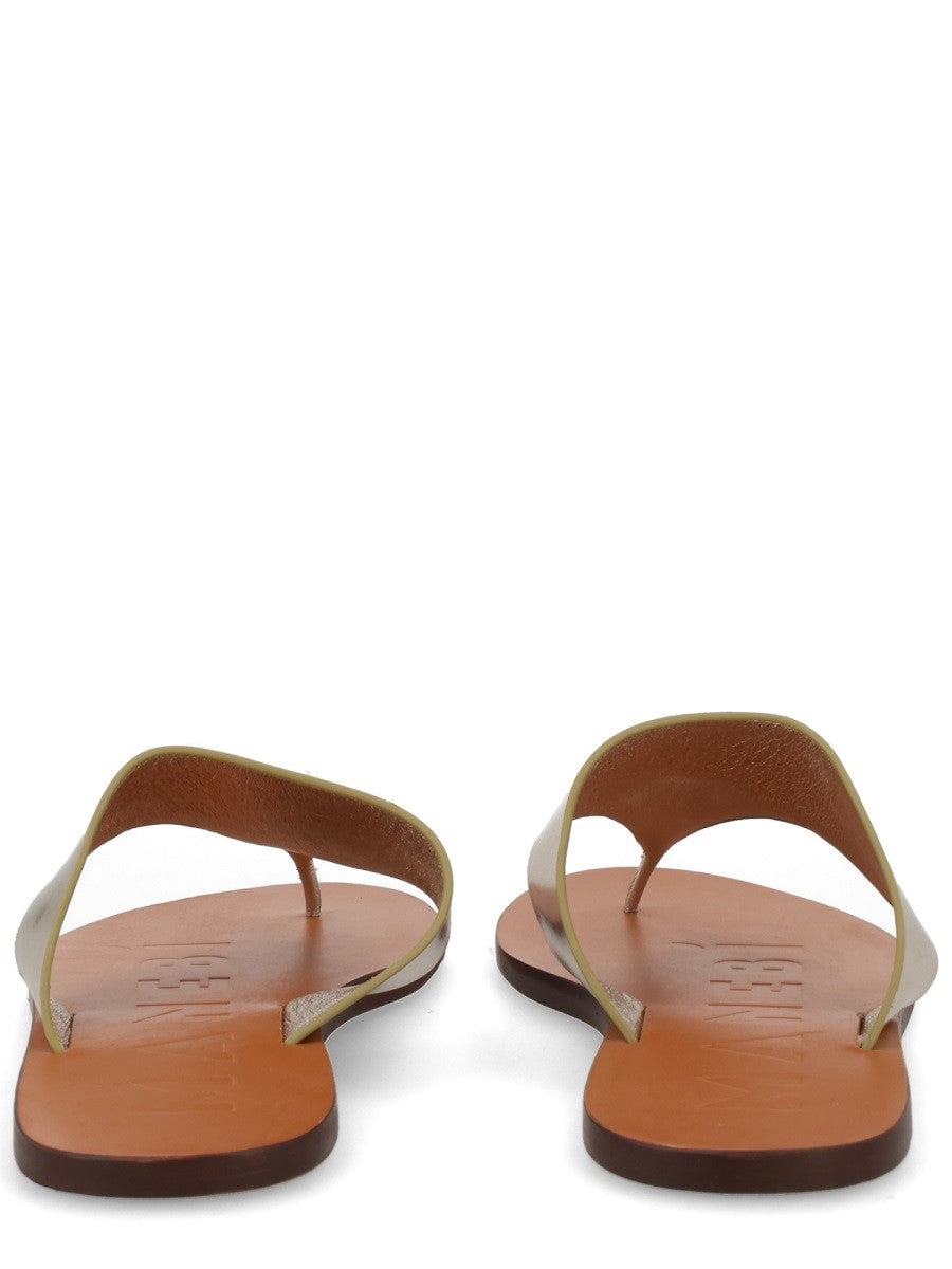 SANDALO INFRADITO IN PELLE 4
