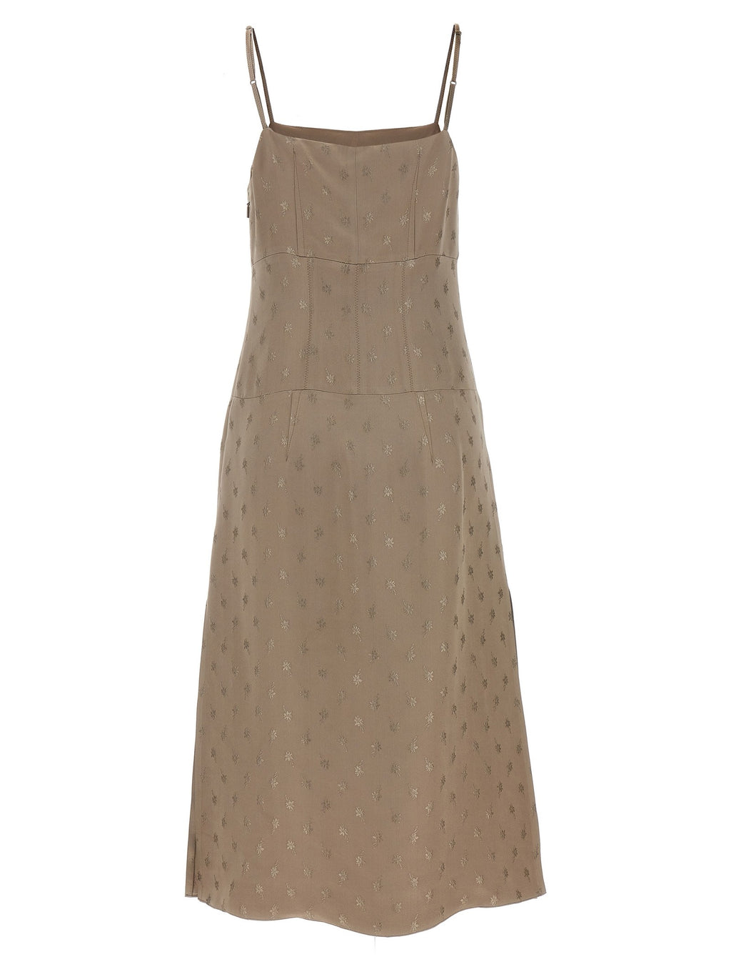 Satin midi dress 2