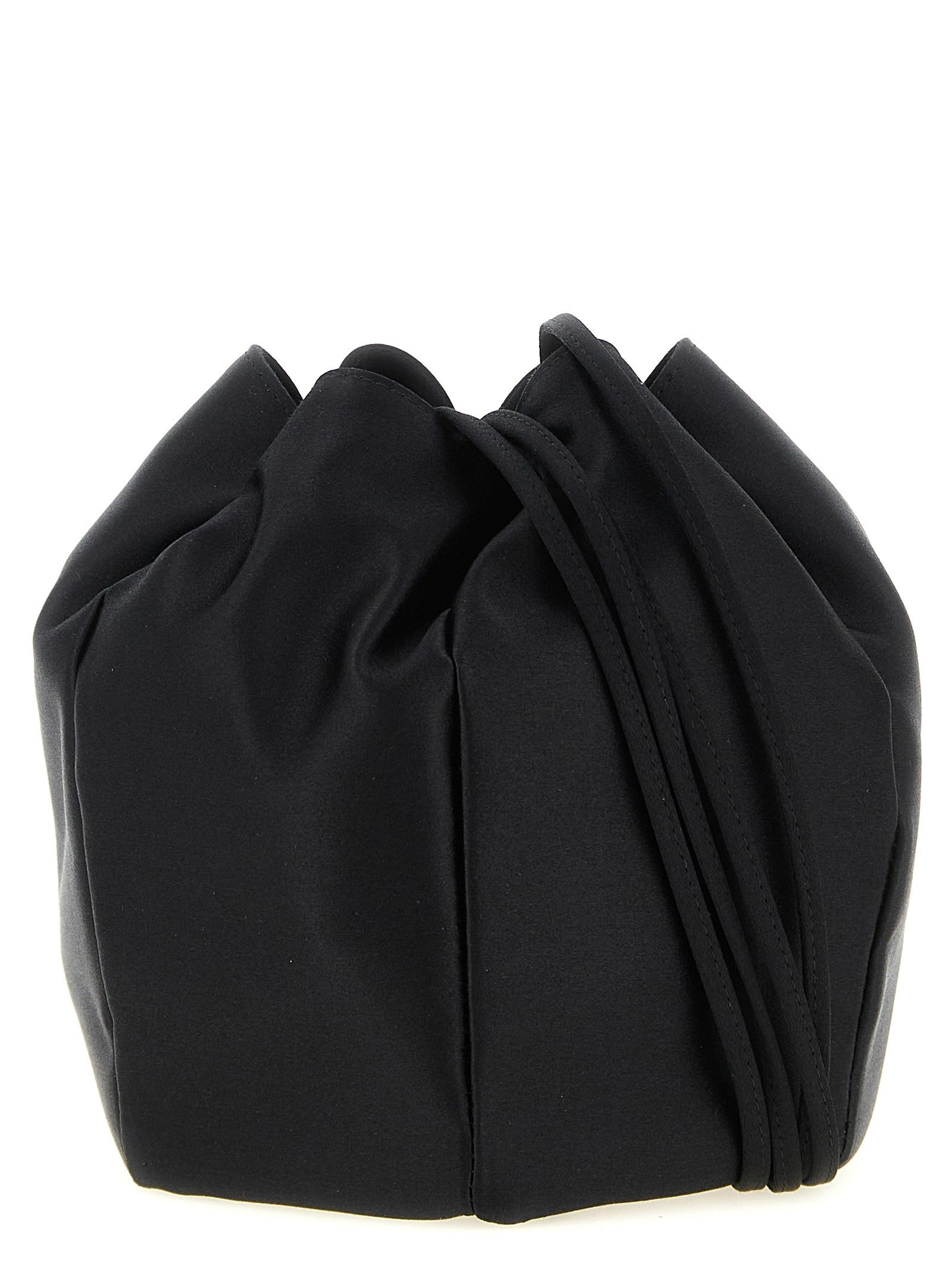 Satin mini bucket bag 2