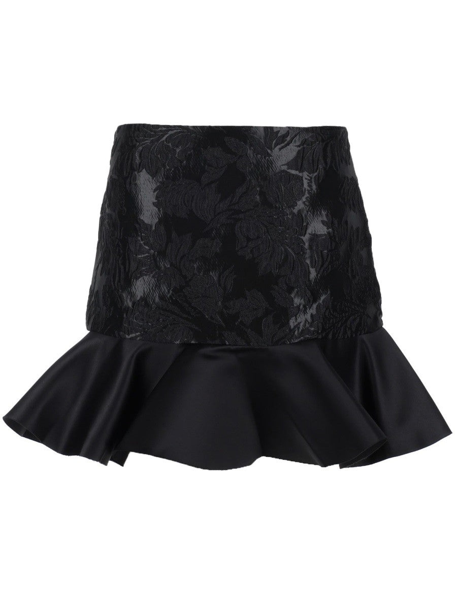 SATIN MINISKIRT