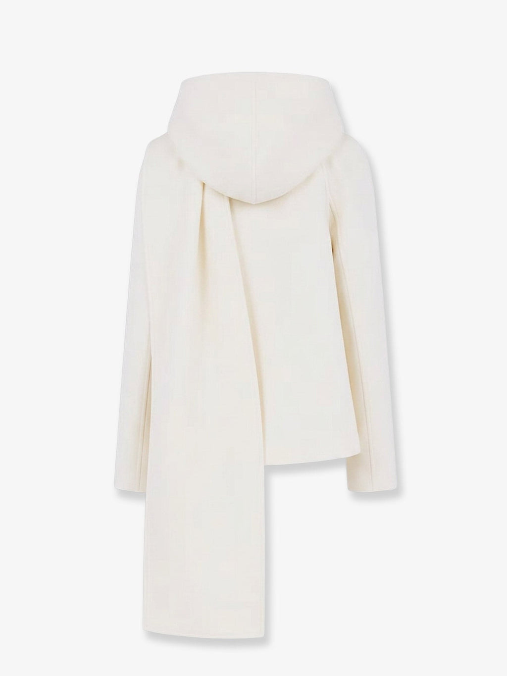 Scarf Boiled Wool Coat 2