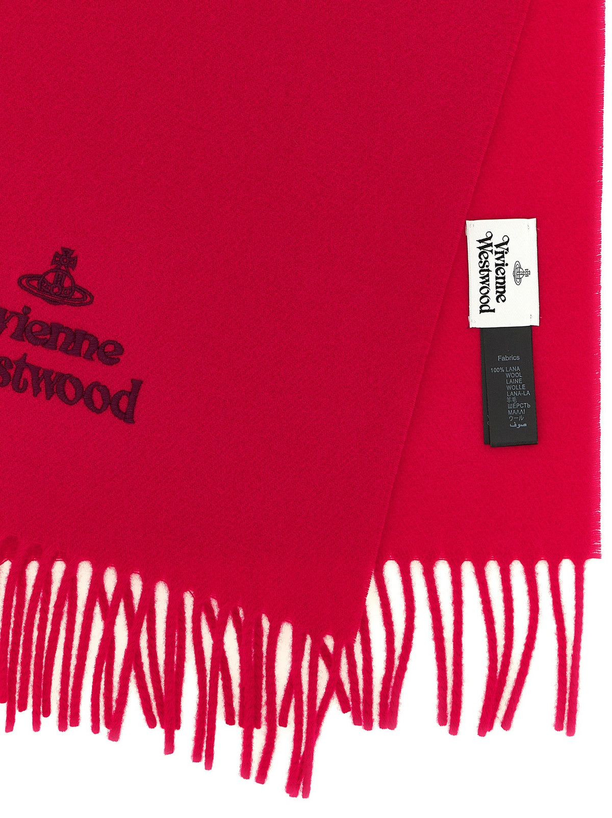 Scarf with embroidered logo 3