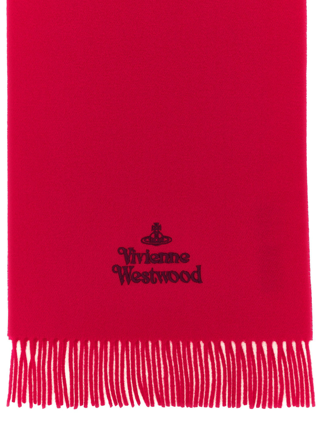 Scarf with embroidered logo 2