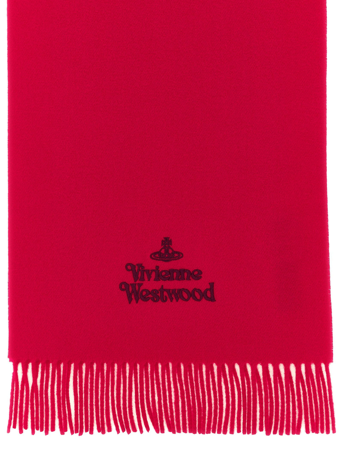 Scarf with embroidered logo 2
