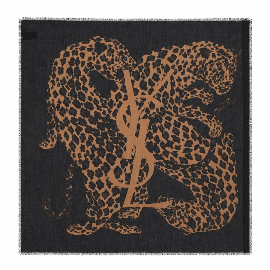 Sciarpa Cassandre In Twill Di Lana Con Stampa 4