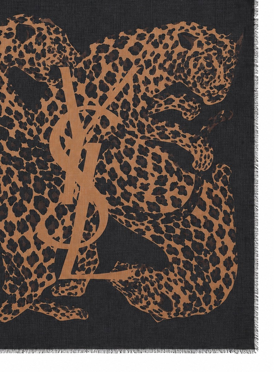 Sciarpa Cassandre In Twill Di Lana Con Stampa 2
