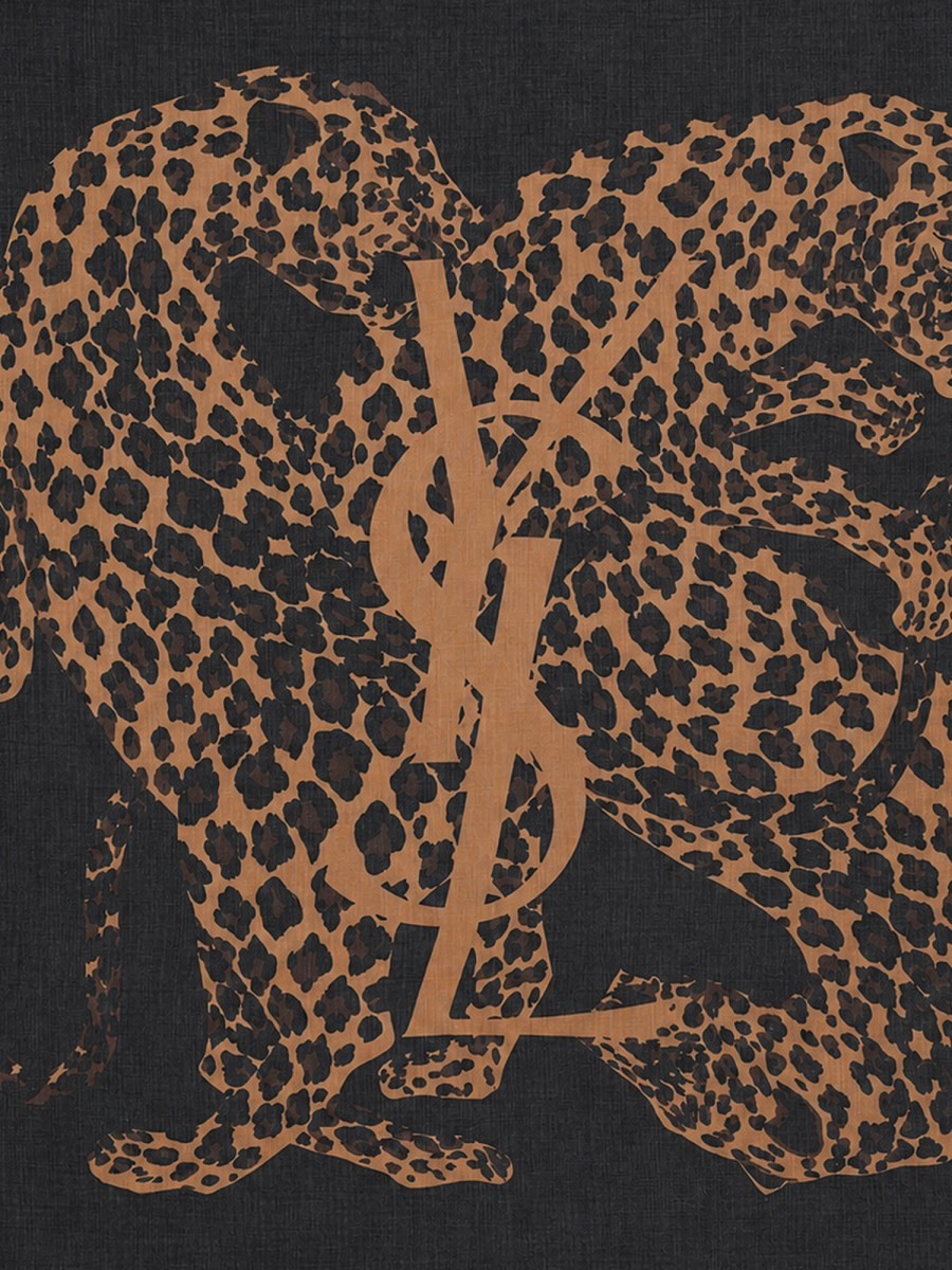 Sciarpa Cassandre In Twill Di Lana Con Stampa 3