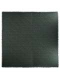 Sciarpa Jacquard In Seta e Lana