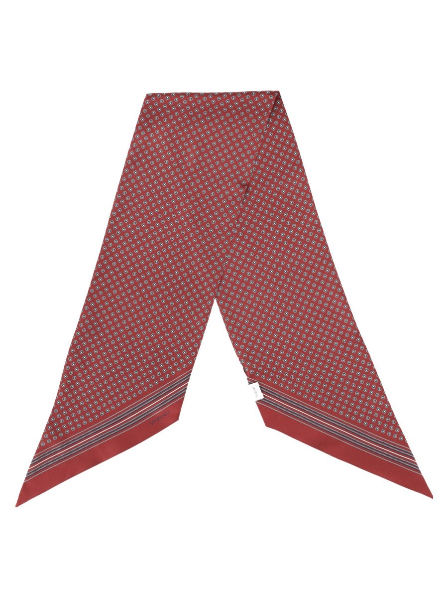Sciarpa Lavallière In Twill Di Seta 3