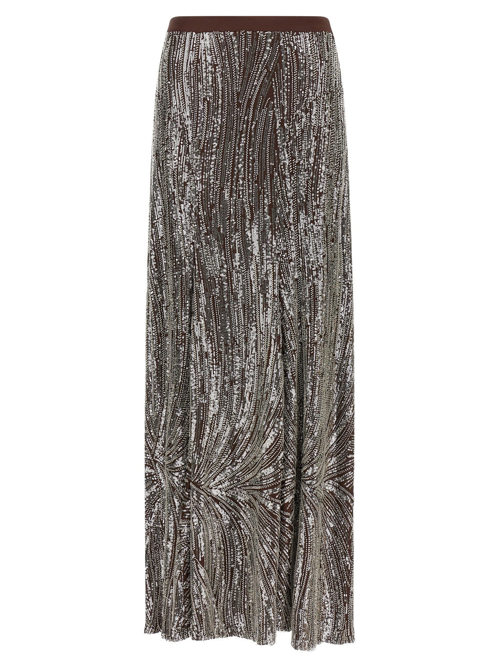 Sequin and pearl skirt