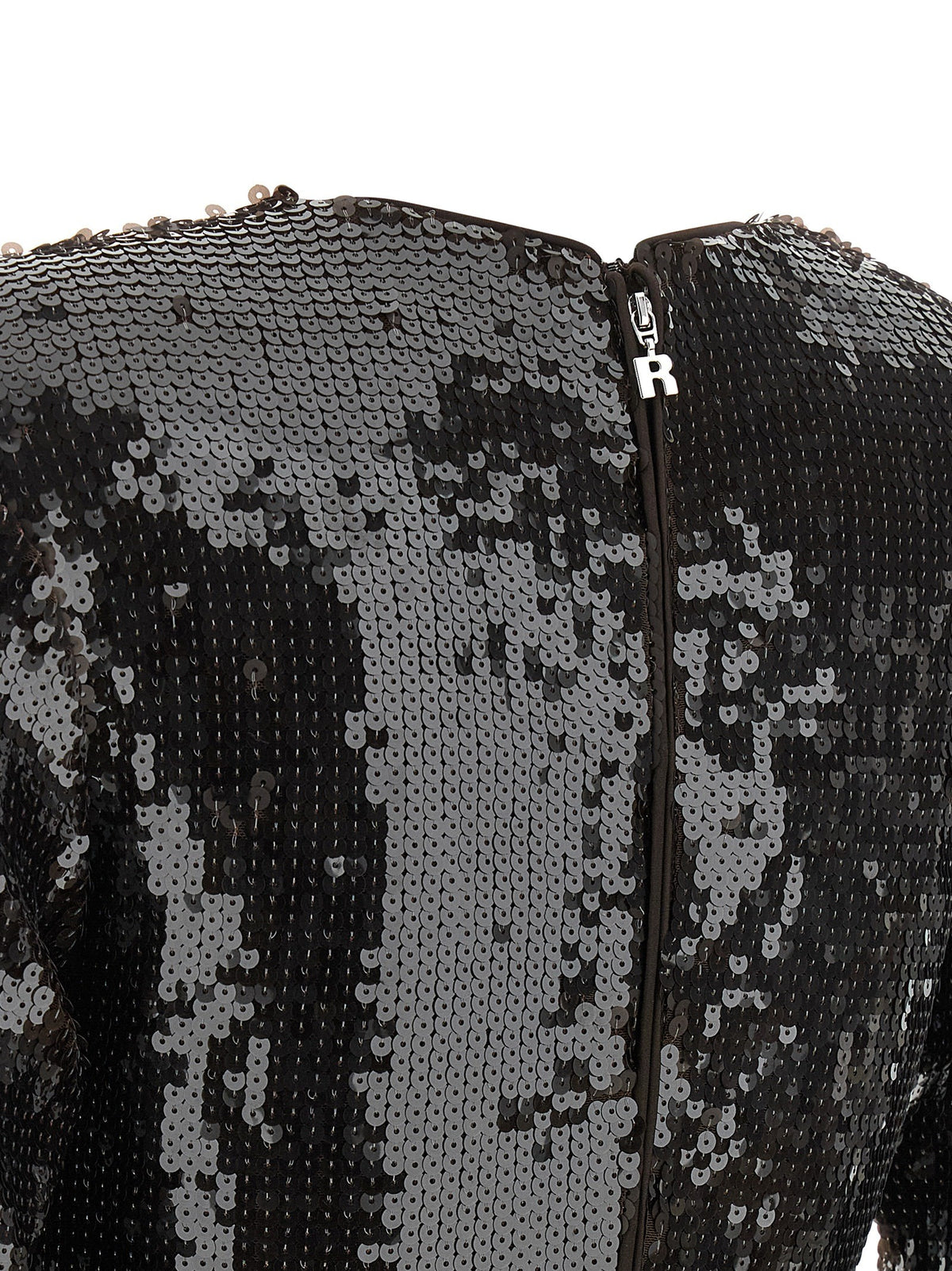 Sequin dress with flower 4