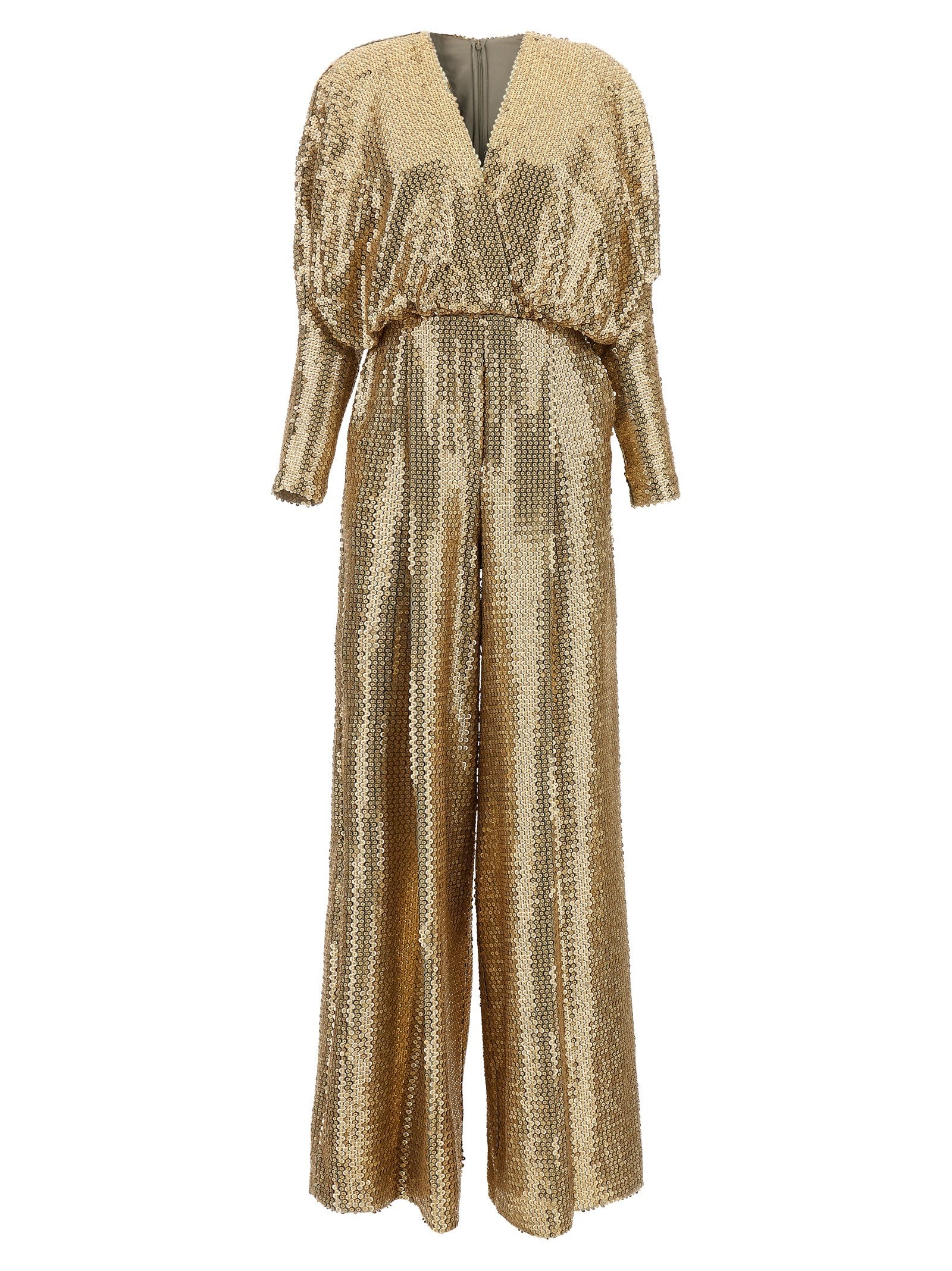 Sequin jersey jumpsuit