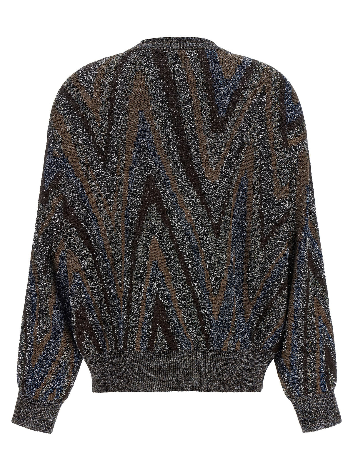 Sequin zigzag cardigan 2